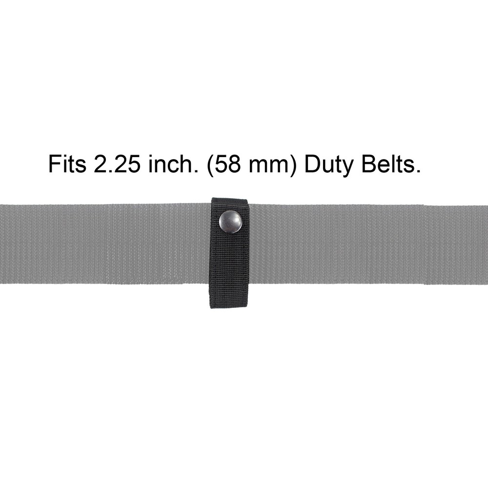 2Pcs Tactical Handcuff Strap Holder Nylon Safety Snap Closure Case Strap Belt
