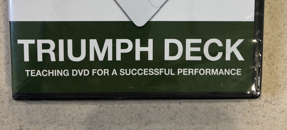 Triumph Deck Magic Makers Teaching DVD for a Successful Performance