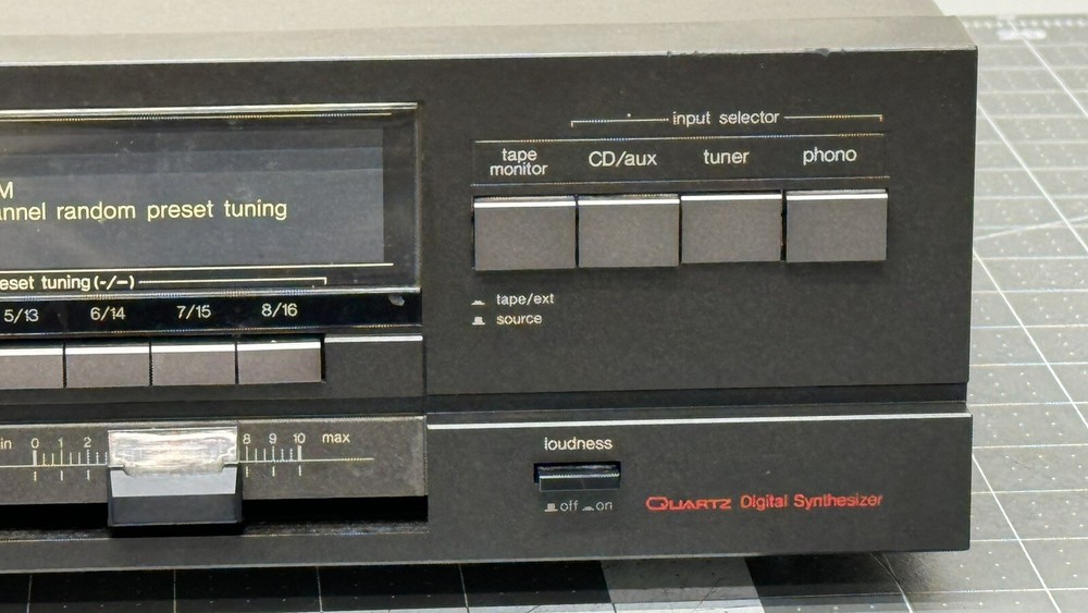 Technics SA-918 AM/FM Phono AUX Stereo Receiver Left Channel is Weak Read Please