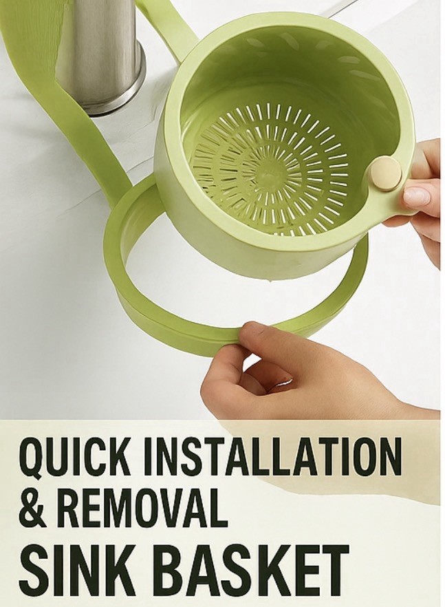 Kitchen Sink Food Strainer Basket