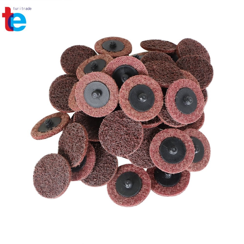 2" Medium Surface Conditioning Roll Lock Sanding Discs For Die Grinder 50 Pack