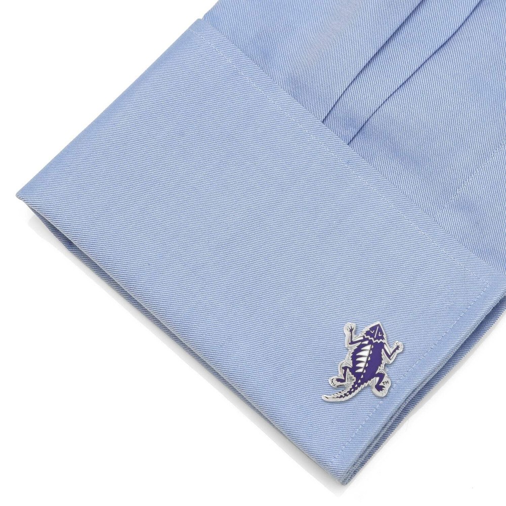 NCAA TCU Horned Frog Throwback Cufflinks