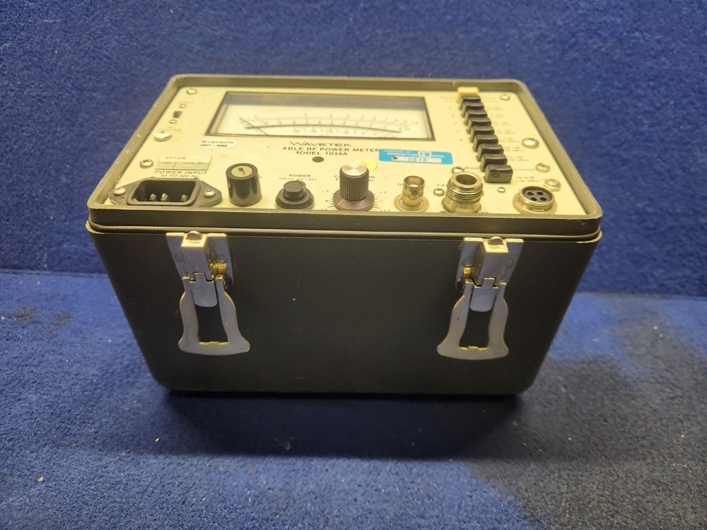 Wavetek Portable RF Power Meter Model 1034A option 01