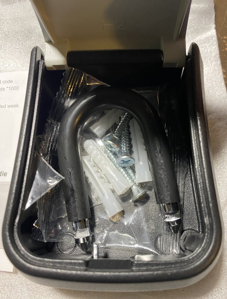 Lock Box Key Lock Box Wall Mount & Portable Combination Lockbox with Resettable