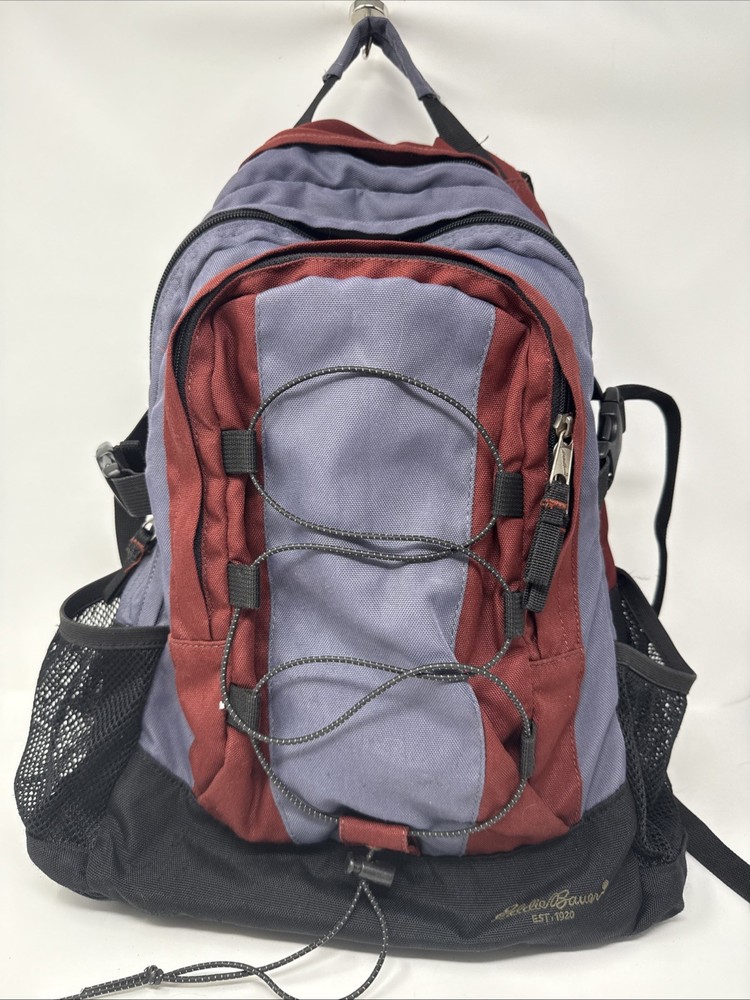 Eddie Bauer Backpack Light Purple, Maroon & Black
