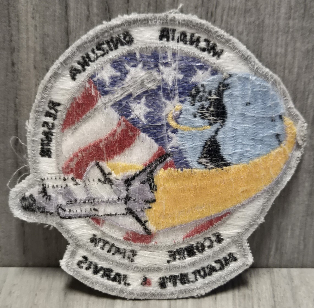 NASA Challenger Mission STS-51-L Space Shuttle Tribute Patch McAuliffe Jarvis