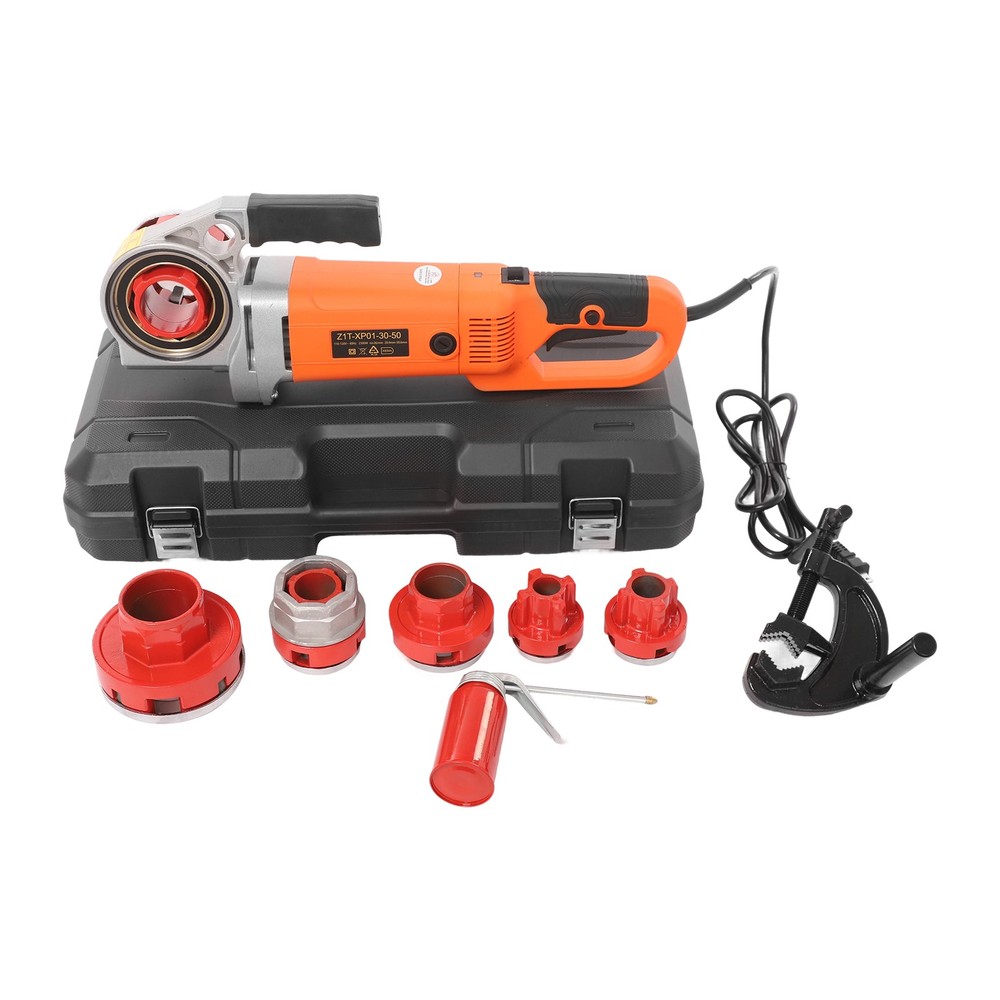 Handheld Electric Pipe Threader Threading Machine W/6 Pipe Cutter 1/2" - 2"
