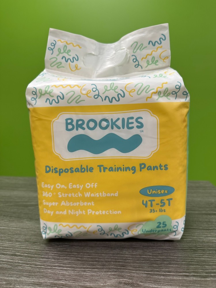 125 CT (5 X 25 CT) Disposable Training Pants Size 4T-5T Pull Up Style