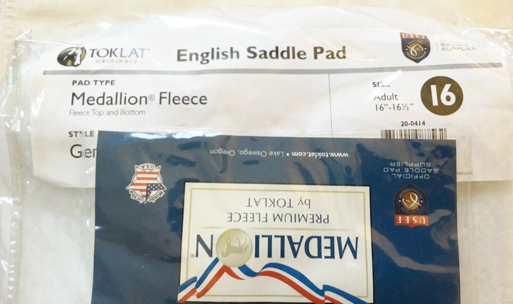 MEDALLION Fitted GENERAL PURPOSE Saddle pad - NEW