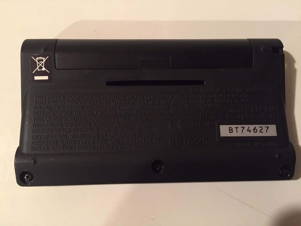 Boss-Tuner-Metronome TU 80