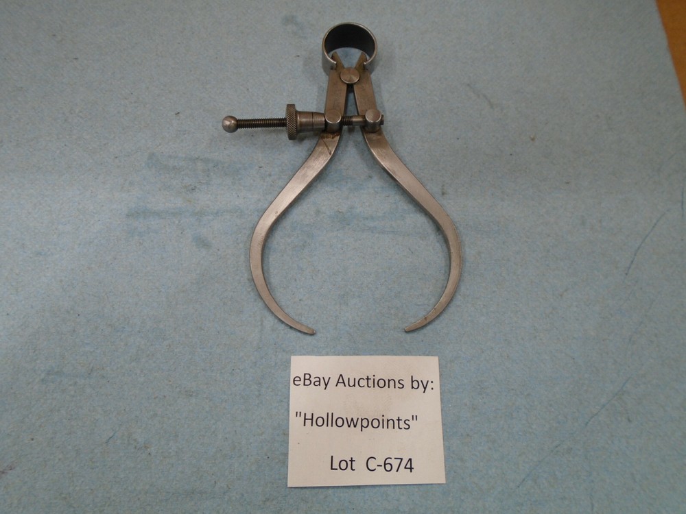 Lufkin No. 41 Outside Spring Type Caliper 4"  w/ solid nut  C674