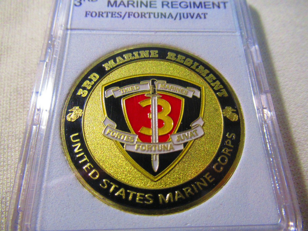 US MARINE CORPS - 3rd MARINE REGIMENT Challenge Coin