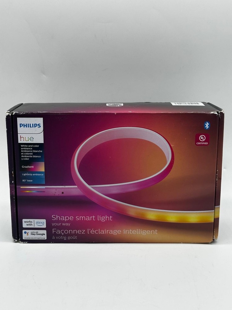Philips Hue Gradient White & Color Ambiance 6ft Smart Lightstrip with Plug