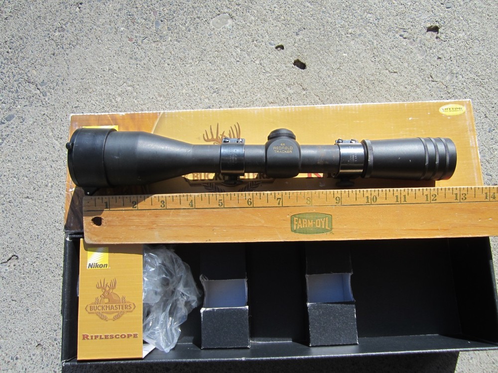 ORIGINAL REDFIELD TRACKER 4x 40 MATTE BLACK RIFLE SCOPE