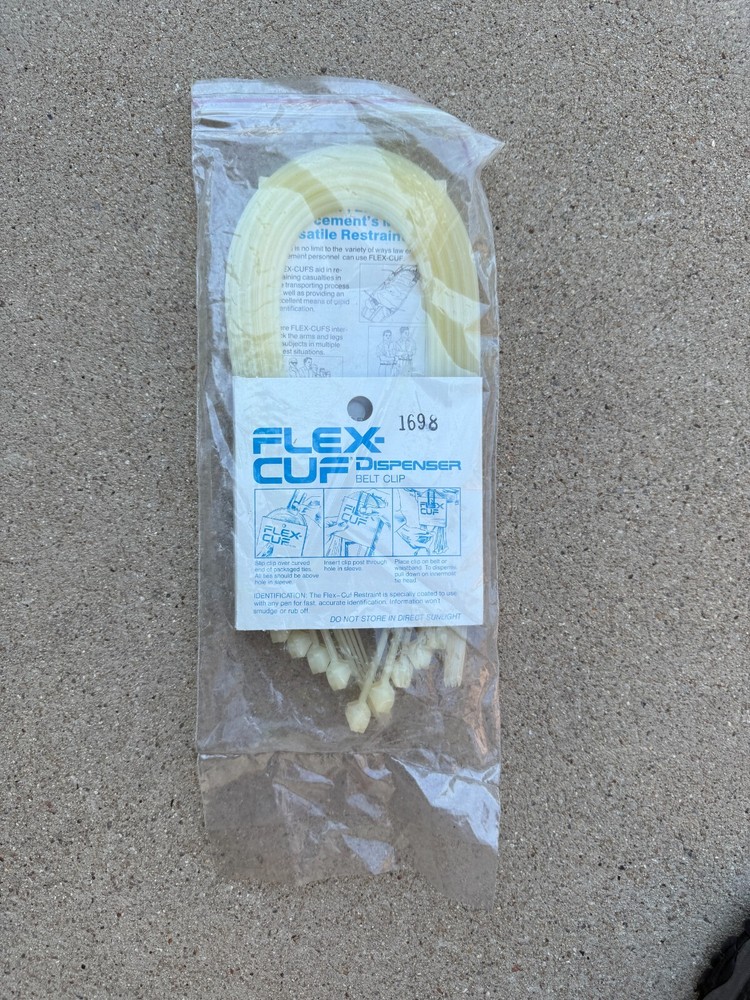 Vintage Flex-Cuf Restraints MIB