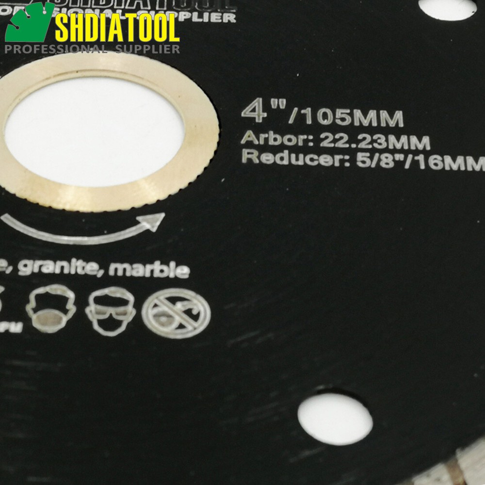 4pcs 4"/105mm Thin Diamond Turbo Saw Blade Ceramic Tile Granite Cutting Discs