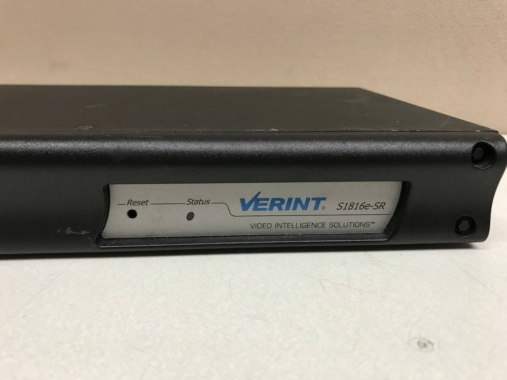 Verint S1816e-SR 16-channel CCTV Video Encoder 21-640-4522