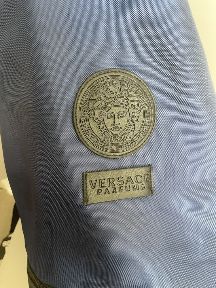Versace Blue & Black Backpack