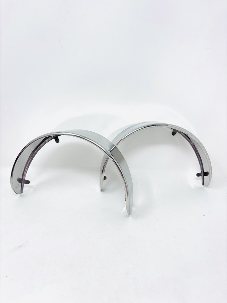 Stainless Steel Outside Mount Headlight Visor (Pair)