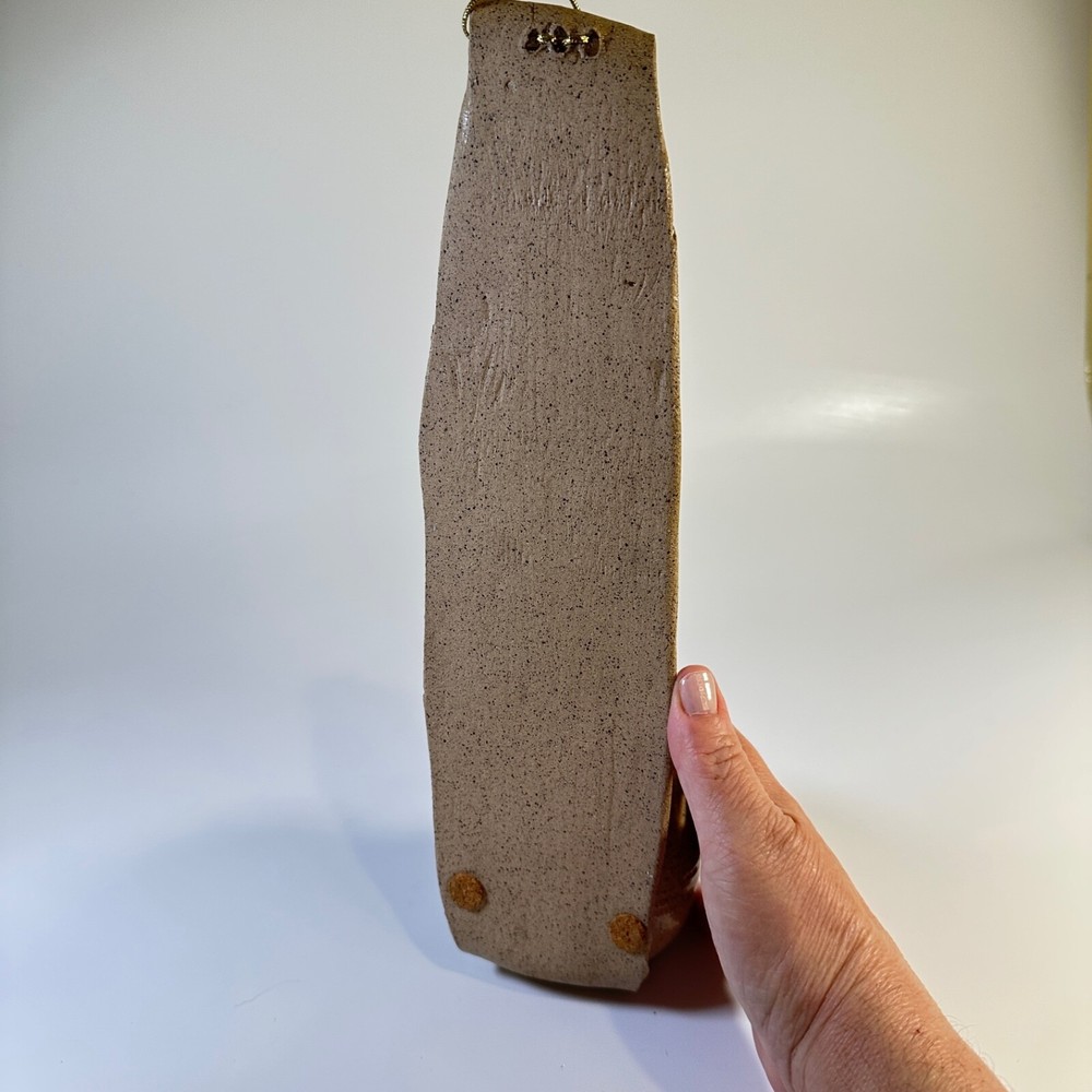 Signed Studio Art Pottery Plant Holder Signed