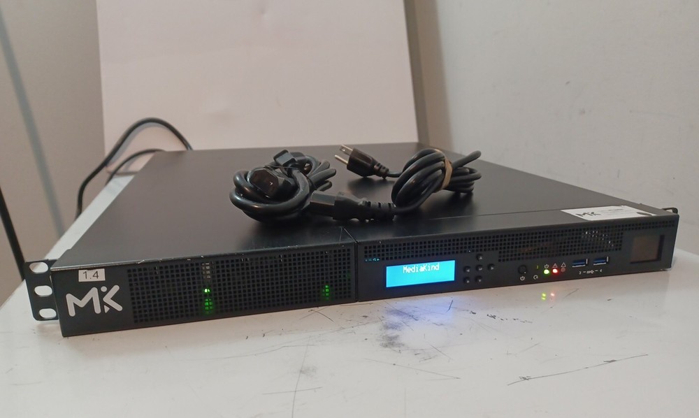 MediaKind MK Advantech Ericsson Tandberg MK RX1 Pro Receiver Decoder 1RU Vega701