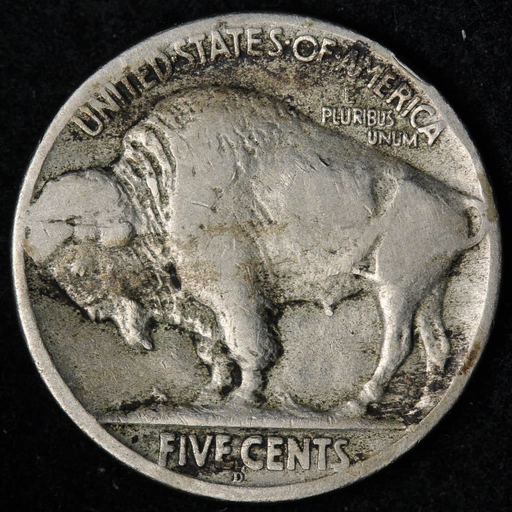 1919-D Buffalo Nickel CHOICE FINE E311 ACT