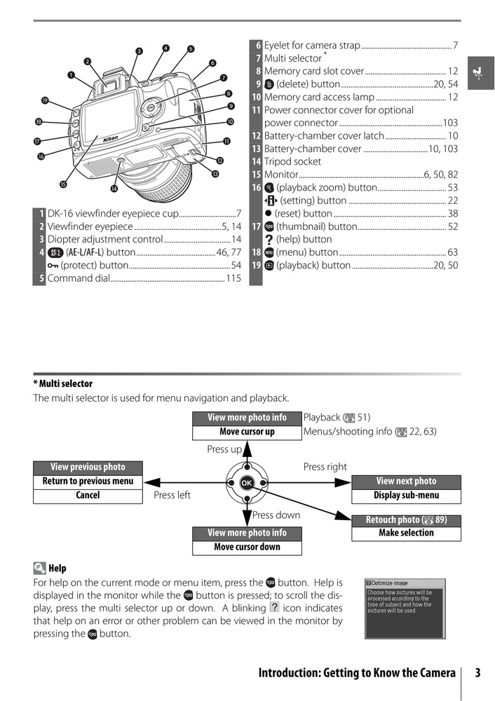 Nikon D40x — User Guide Manual Reference — 1/2 Size, 5.5" x 8.5" Small Compact