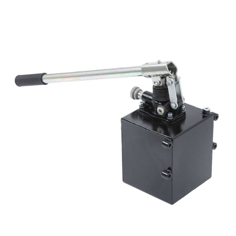 Hydraulic Piston Hand Pump 1.5 CID 5 Quart with Release Knob for Single-acting