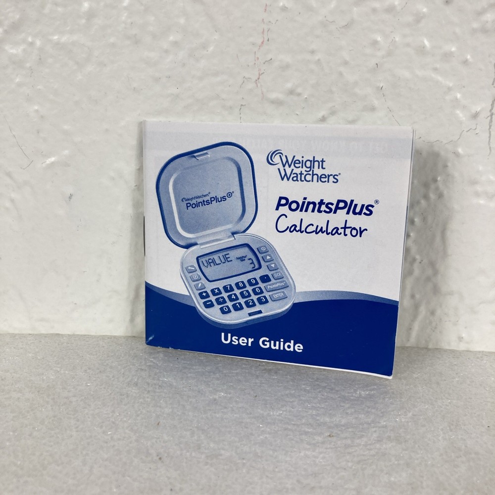 VTG Weight Watchers PointsPlus Calculator With User Guide Daily Weekly Tracker