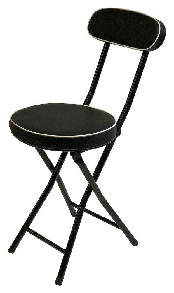 Cushioned Padded Folding Stool