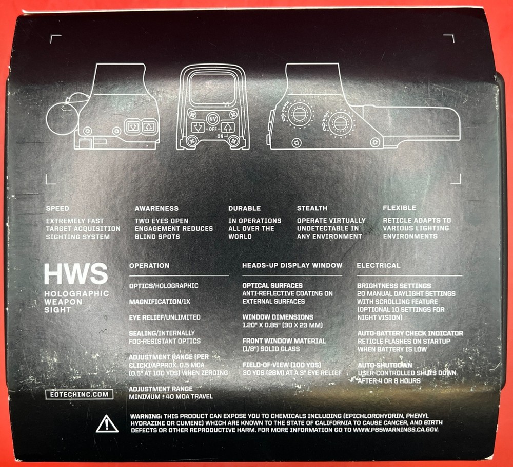 EOTech 552.A65 Holographic Sight