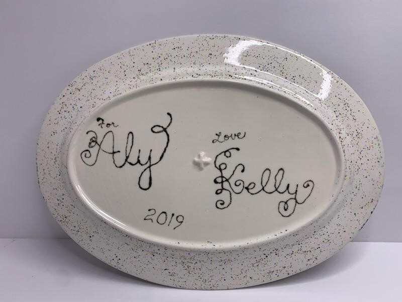 OOAK Personalized Harry Potter Hogwarts Serving Platter Unique!
