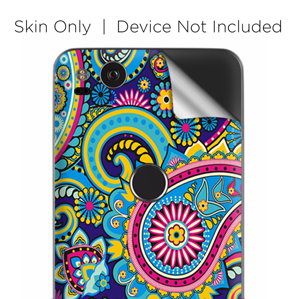 Google Pixel 2 Skins Decal Wrap Colorful Paisley Mix