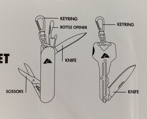 Ozark 2-Piece Multi Tool Chain Combo Set