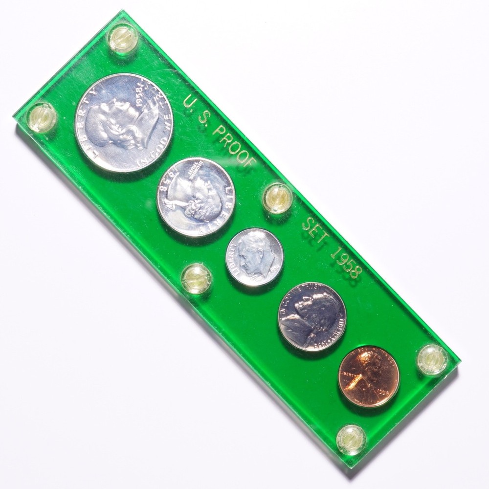 1958 Proof Set Capital Plastic