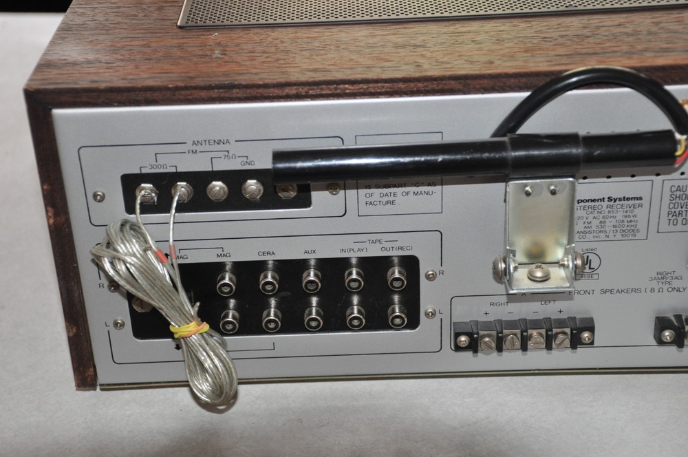 Vintage Modular Component Systems MCS 3223 Stereo Receiver Tested & Working