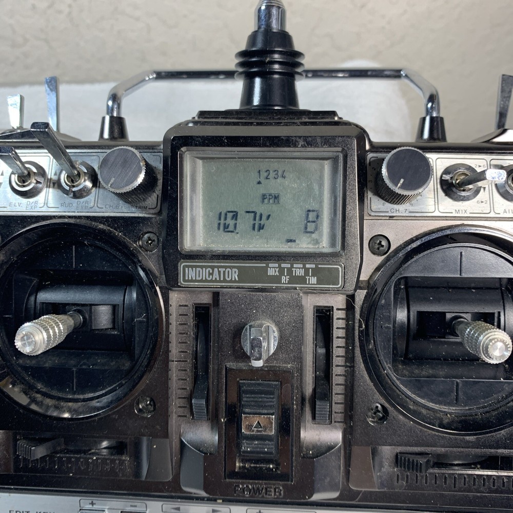 Futaba FP-T7UAF SUPER FM 7 Channel Mode-2 RC Transmitter system Both Work Lot 2
