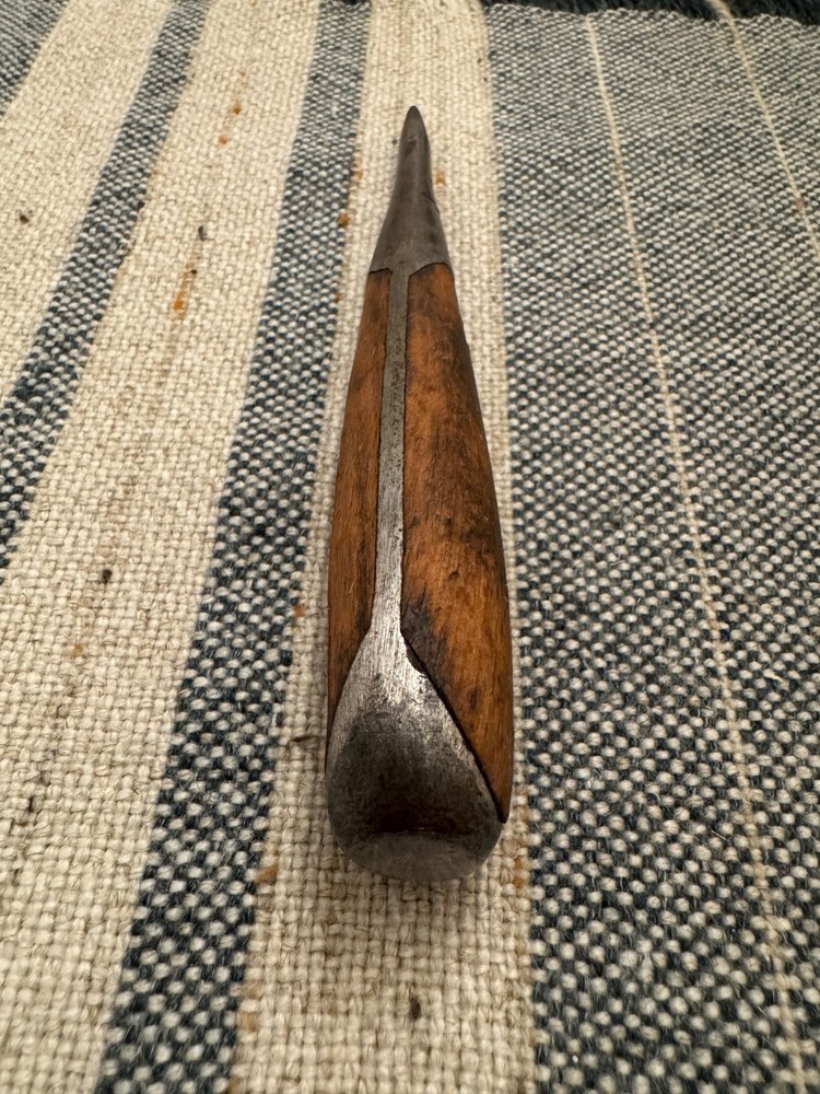 Perfect Handle Old Split Wood Screwdriver - Short - Unmarked Old