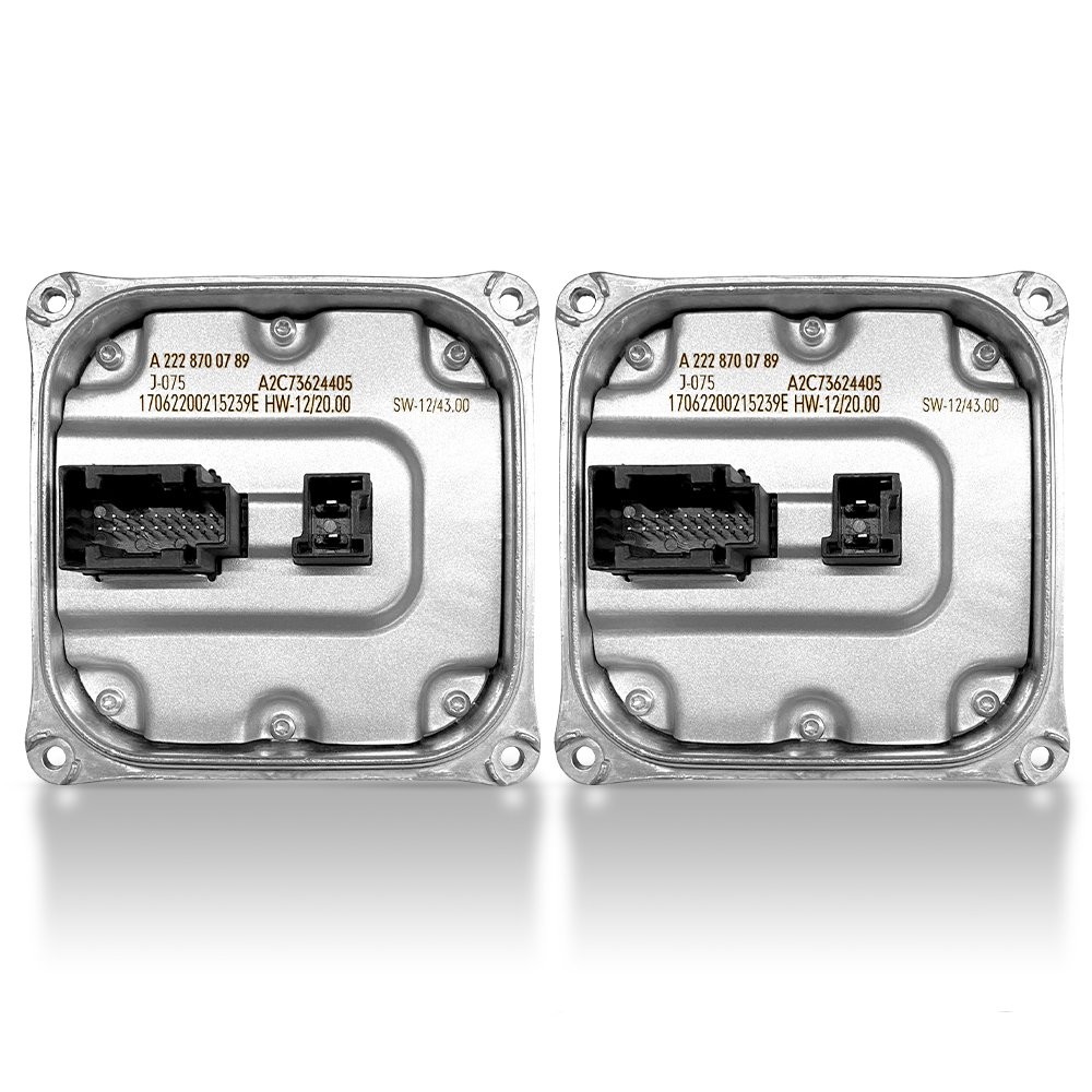 2x For Mercedes LED Headlight Control Unit Module Computer Ballast A2228700789