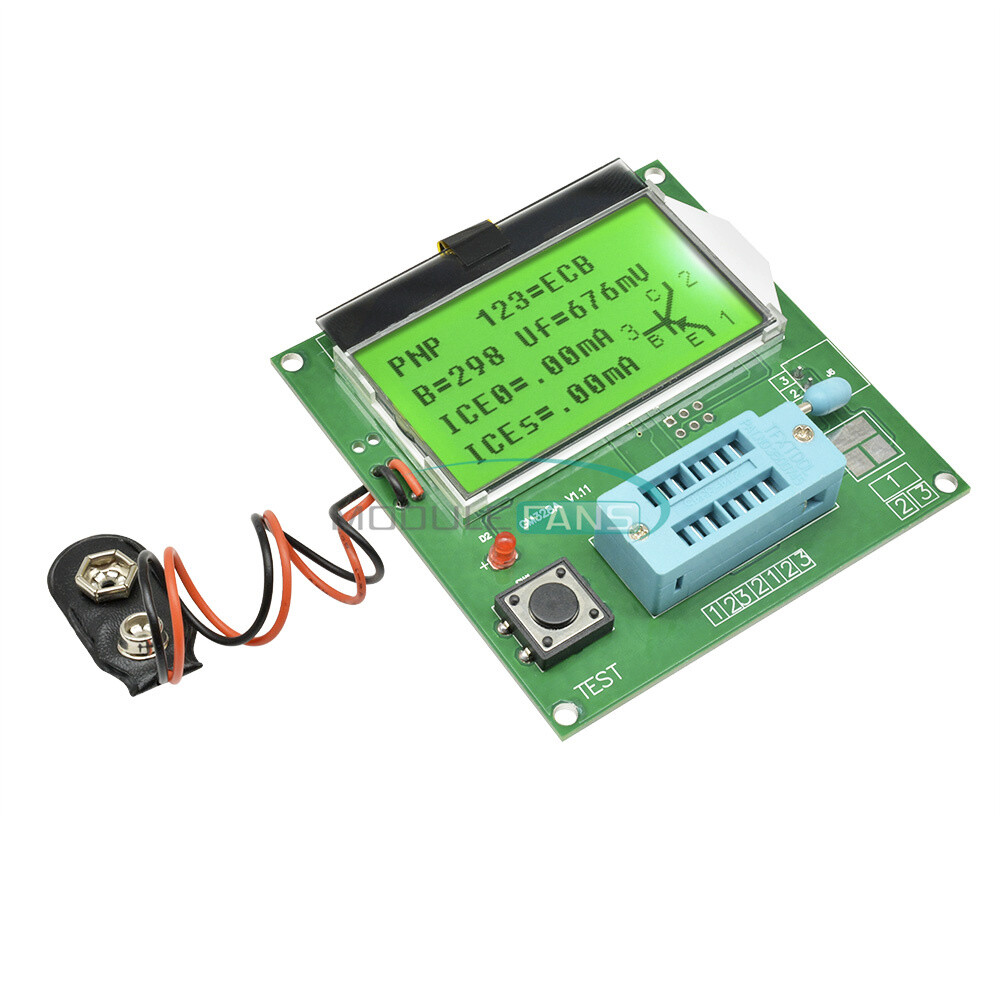 LCD GM328A Transistor Tester Meter Frequency Square Wave Generator MF
