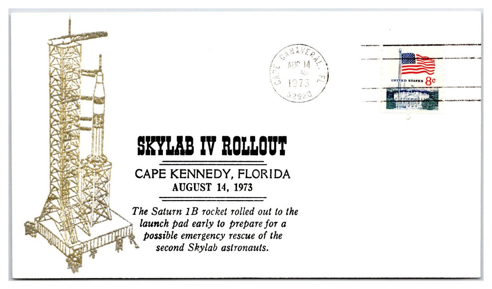SKYLAB SPACE Event Cover Thermographed Cachet Unsealed Sp277
