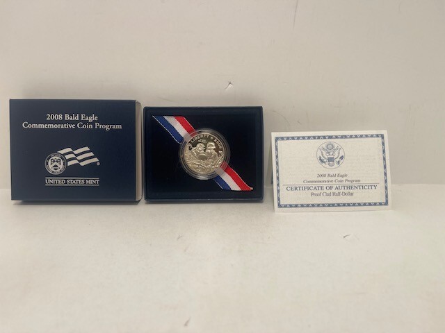 2008 Bald Eagle Commermorative Clad Proof Half Dollar S EA5 Original Packaging