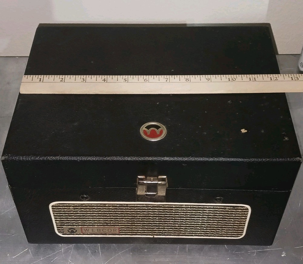 WEBCOR Portable Reel to Reel. TESTED! READ!!!
