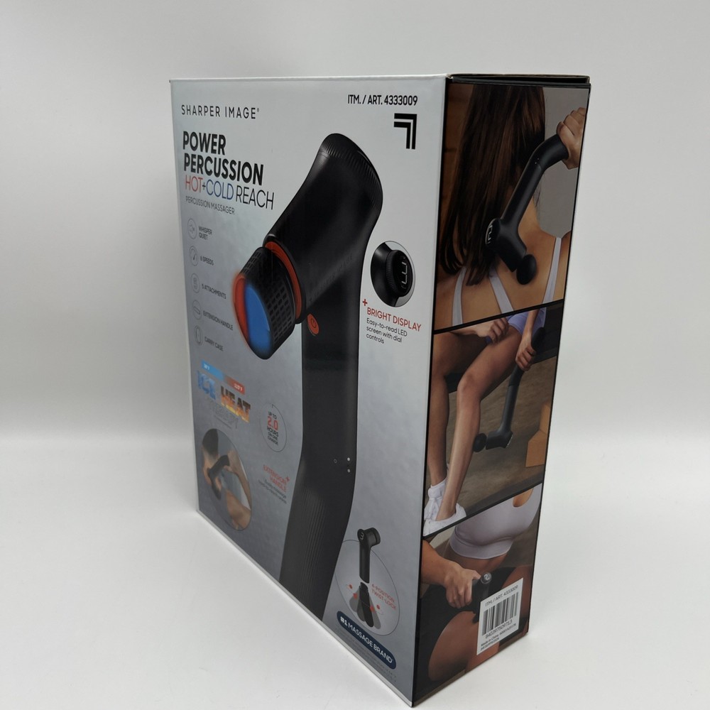 Sharper Image Power Percussion Hot & Cold Reach Percussion Massager