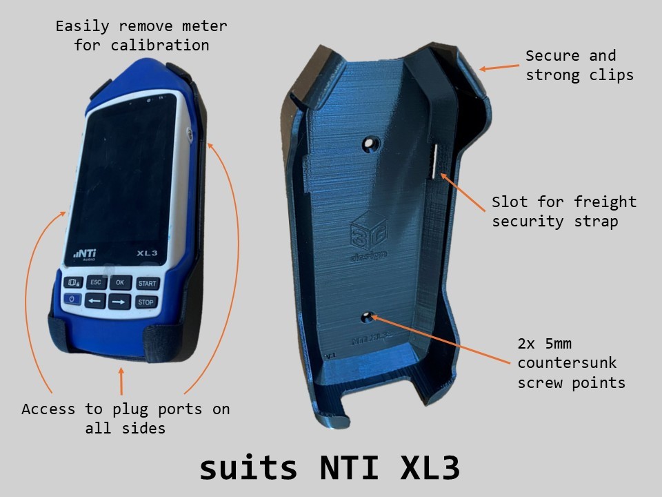 Mounting bracket for sound level meter