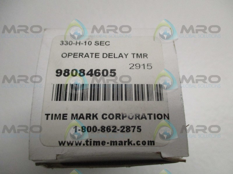 TIME MARK 330-H-10 OPERATE DELAY TIMER 10SEC NSMP