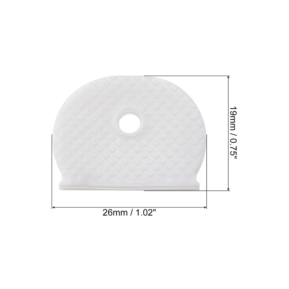 Key Caps Covers, 5 Pack Keys Identifiers Covers Coding Tags Marker Semicircle...
