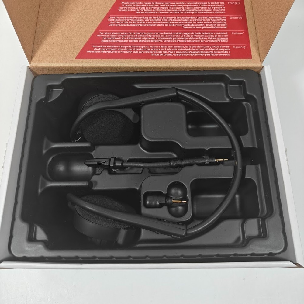 SENA SPH-10 Bluetooth Stereo Headset and Intercom System SPH10-10, USED