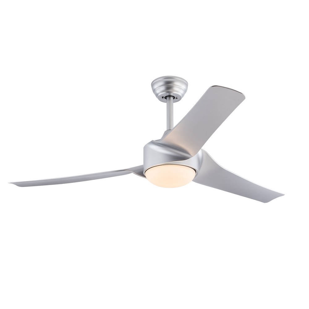 52 Inch Modern Ceiling Fan Light Silver Ceiling Fan Light With Remote Control