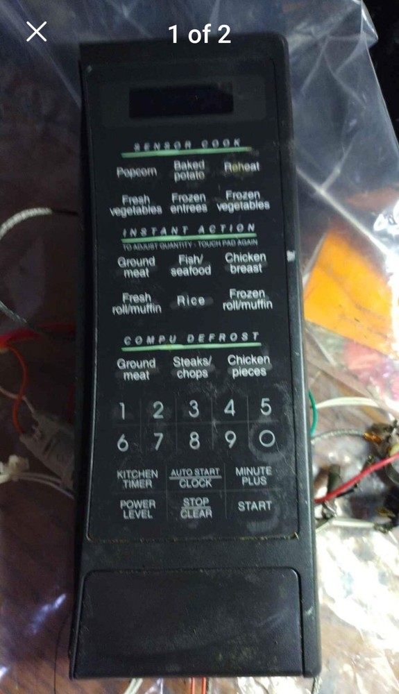 Sharp Microwave Button Keypad